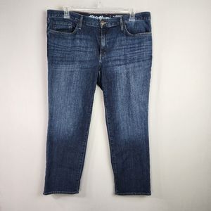 Eddie Bauer Boyfriend Crop Womens Jeans Sz 16